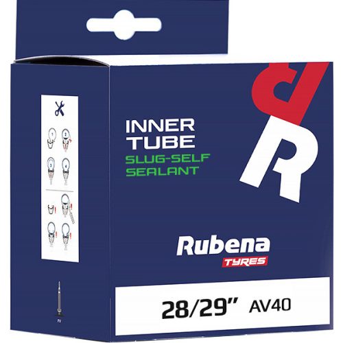 Rubena 47/62-622/635 28/29x1,75/2,45 AV40 Slug Self Sealant kerékpár tömlő